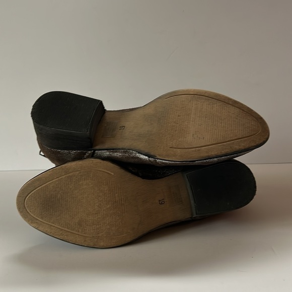 Seychelles Brown Metallic Booties Womens Western Ankle Boots Sz 6.5 - Picture 6 of 6